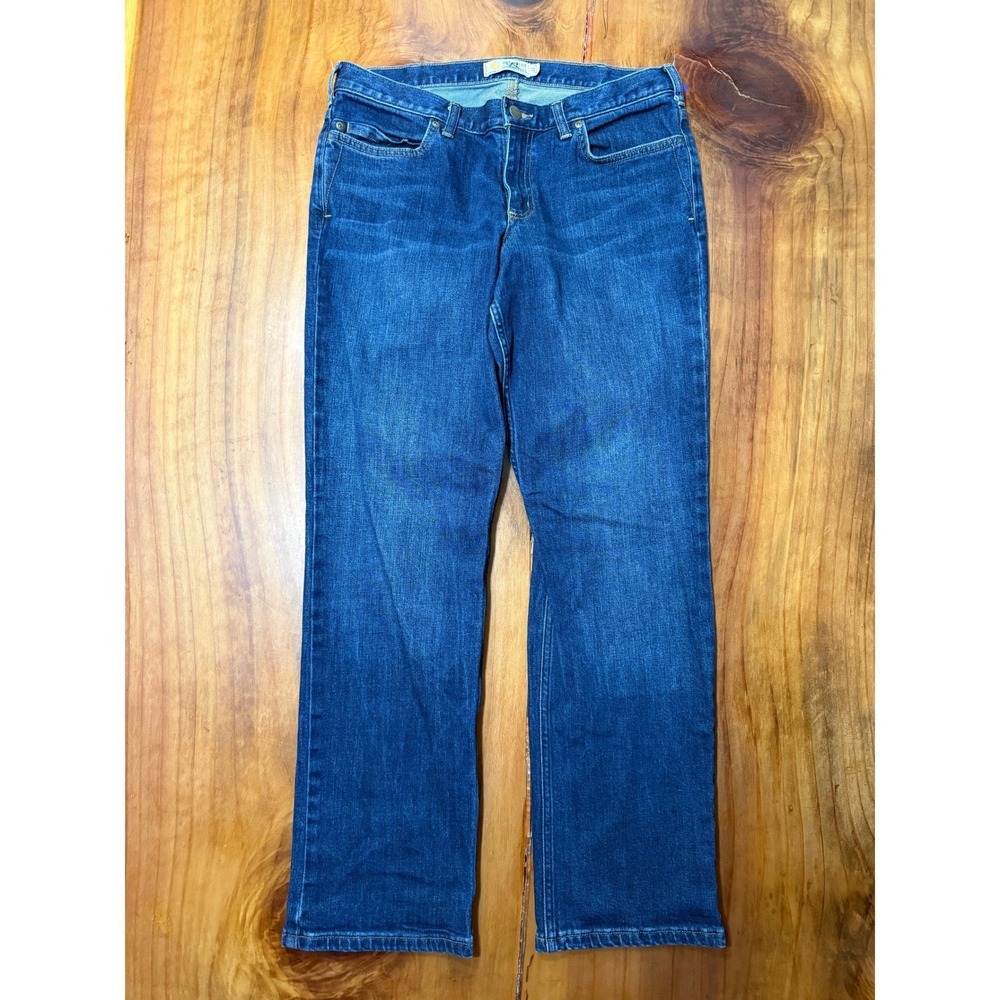 Carhartt Jeans Women's 10 Denim Original fit Straight leg Regular Cotton M3-23